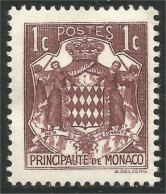 BL-60 Monaco Blason Armoiries Coat Arms Wappen Stemma MH * Neuf - Briefmarken