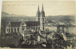 CPA Vers 1920  VOIRON - Le Quartier Saint Bruno Et L'Église Bel État - Grenoble - Voiron