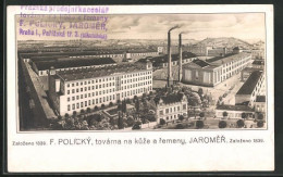 AK Josefstadt / Josefov / Jaromer, F. Policky, Továrna Na Kuze A Remeny  - Tchéquie