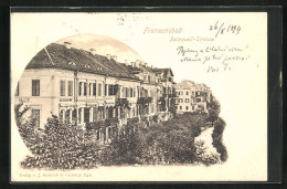 AK Franzensbad, Salzquell-Strasse, Gasthaus Russischer Hof  - Tchéquie
