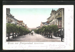 AK Franzensbad, Blick In Die Kaiserstrasse  - Tchéquie