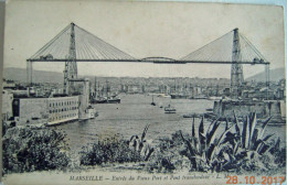 CPA De 1920 - MARSEILLE Le Vieux Port Et Le Pont Transbordeur -  Bateaux, - COMME NEUVE - Puerto Viejo (Vieux-Port), Saint Victor, Le Panier
