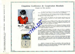 Rare Feuillet PAC (précurseur De CEF) De 1968 - CINQUIEME CONFERENCE DE COOPERATION MONDIALE (Congrès Villes Jumelées) - 1960-1969