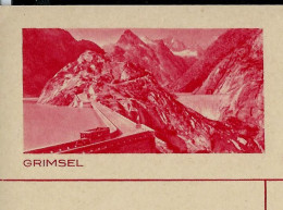 Carte Illustrée Neuve N° 141. Vue 059 : GRIMSEL - Car Postal  ( N° Zumstein 2009) - Stamped Stationery