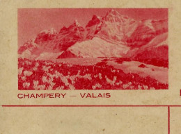 Carte Illustrée Neuve N° 141. Vue 039 - CHAMPERY  --  VALAIS  --  ( N° Zumstein 2009) - Stamped Stationery
