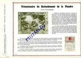 Rare Feuillet PAC (précurseur De CEF) De 1968 - Tricentenaire Du RATTACHEMENT DE LA FLANDRE (Traité D’Aix-la-Chapelle) - 1960-1969