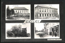 AK Cecelice, Sokolovan, Kostel, Skola  - Czech Republic