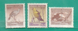 821  Uruguay  1993 YT 1448/50ss Usadas-Uruguay Natural Aves- TT: Fauna Indígena - Uruguay