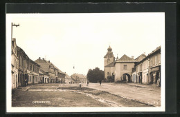 AK Cerhovice, Kostel, Námestí  - Czech Republic
