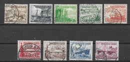 GERMANIA REICH TERZO REICH 1937  SOCCORSO INVERNALE  UNIF. 594-602   USATA VF - Used Stamps