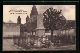 CPA Morienval, Le Monument Aux Morts De La Guerre 1914-1918  - Other & Unclassified