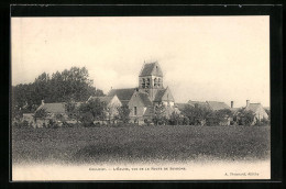 CPA Couloisy, L'Église, Vue De La Route De Soissons  - Other & Unclassified