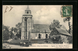 CPA Auxi-le-Chateau, Eglise De Maison-Ponthieu  - Autres & Non Classés