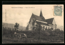 CPA Bouttencort Les-Blangy, L`Eglise Saint-Etienne, Facade  - Autres & Non Classés