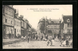 CPA Picquigny, L`Entree De La Rue De Saint-Pierre  - Picquigny
