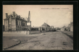 CPA Pierrepont-sur-Avre, Grande Rue  - Other & Unclassified