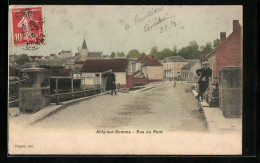 CPA Ailly-sur-Somme, Rue Du Pont  - Autres & Non Classés