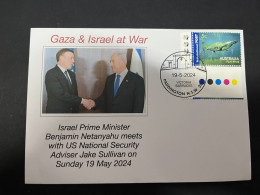 20-5-2024 (5 Z 37) GAZA War - US National Security Adviser J. Sullivan Visit To Israel Meet Israel PM Neetanyahu - Militaria
