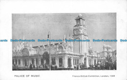 R058270 Palace Of Music. Franco British Exhibition. London. 1908 - Autres & Non Classés