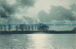 R057555 Old Postcard. Sunset Over The Lake. 1907 - World