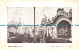 R058274 Machinery Hall. Franco British Exhibition. London. 1908 - Autres & Non Classés