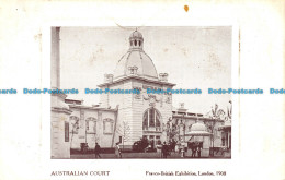 R058292 Australian Court. Franco British Exhibition. London. 1908 - Autres & Non Classés