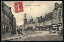 CPA Doullens, Rue Du Bourg  - Doullens