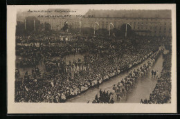 AK Wien, Eucharistische Festprozession 1912, Versammlung Der Gläubigen Auf Dem Heldenplatz  - Altri & Non Classificati