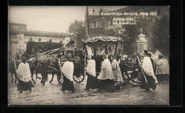 AK Wien, XXIII. Eucharistischer Kongress 1912, Festprozession, Das Allerheiligste Im Glas-Galawagen  - Altri & Non Classificati