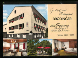 AK Freyung, Gasthof Und Metzgerei Brodinger, Schulgasse 15  - Freyung