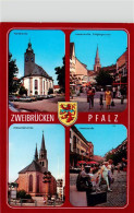 73906050 Zweibruecken Pfalz Karlskirche Hauptstrasse Fussgaengerzone Alexanderki - Zweibrücken