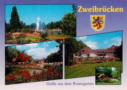 73906047 Zweibruecken Pfalz Rosengarten Teilansichten - Zweibrücken
