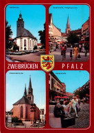 73906043 Zweibruecken Pfalz Karlskirche Hauptstrasse Fussgaengerzone Alexanderki - Zweibrücken