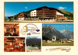 73867039 Lechtal Vitalhotel Alpenrose Gastraeume Pool Ortspartie Mit Kirche Lech - Other & Unclassified