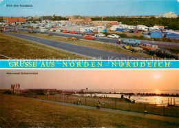 73866988 Norden Norddeich Nordseebad Panorama Meerwasser Schwimmbad  - Autres & Non Classés