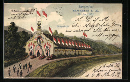 CPA Münster I. E., Sängerfest 1902, Sängerhalle  - Autres & Non Classés