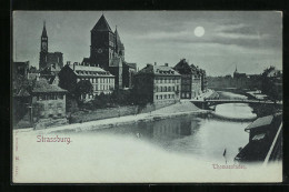 CPA Clair De Lune Strassburg, An Den Thomasstaden  - Other & Unclassified