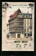CPA Strassburg, Altes Haus, Passepartout  - Other & Unclassified