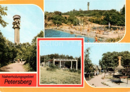 73832894 Petersberg Halle Fernsehturm Bergbad Pavillon HOG Waldschenke Petersber - Other & Unclassified