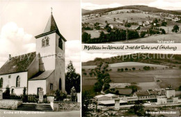 73832573 Mossau Panorama Kirche Mit Kriegerdenkmal Brauerei Schmucker Mossau - Other & Unclassified