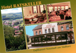 73758542 Neustadt Harz Hotel Ratskeller Zimmer Gaststube Panorama Neustadt Harz - Autres & Non Classés