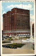 CPA Buffalo New York USA, Statier Hotel Und McKinley Monument - Sonstige & Ohne Zuordnung