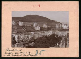 Fotografie Brück & Sohn Meissen, Ansicht Karlsbad, Eduard-Knoll-Strasse Und Untere Gartenzeile  - Orte