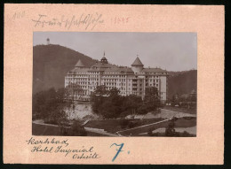 Fotografie Brück & Sohn Meissen, Ansicht Karlsbad, Ostseite Hotel Imperial  - Orte