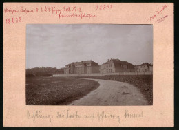Fotografie Brück & Sohn Meissen, Ansicht Meissen I. Sa., Kaserne Des 2. Königlich Sächsischen Jäger-Bataillon Nr.   - Orte
