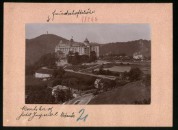 Fotografie Brück & Sohn Meissen, Ansicht Karlsbad, Hotel Imperial & Freundschaftshöhe  - Places