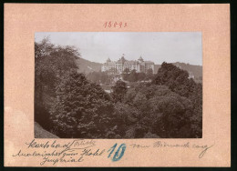 Fotografie Brück & Sohn Meissen, Ansicht Karlsbad, Blick Vom Bismarckweg Auf Hotel Imperial  - Orte