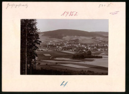 Fotografie Brück & Sohn Meissen, Ansicht Grosspostwitz, Blick Vom Mönchswalder Berg Auf Den Ort  - Orte