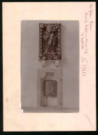 Fotografie Brück & Sohn Meissen, Ansicht Meissen I. Sa., Relief Bischof Von Weissenbach Im Dom  - Orte