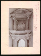 Fotografie Brück & Sohn Meissen, Ansicht Meissen I. Sa., Portal Relief Im Dom Georgs-Kapelle  - Orte